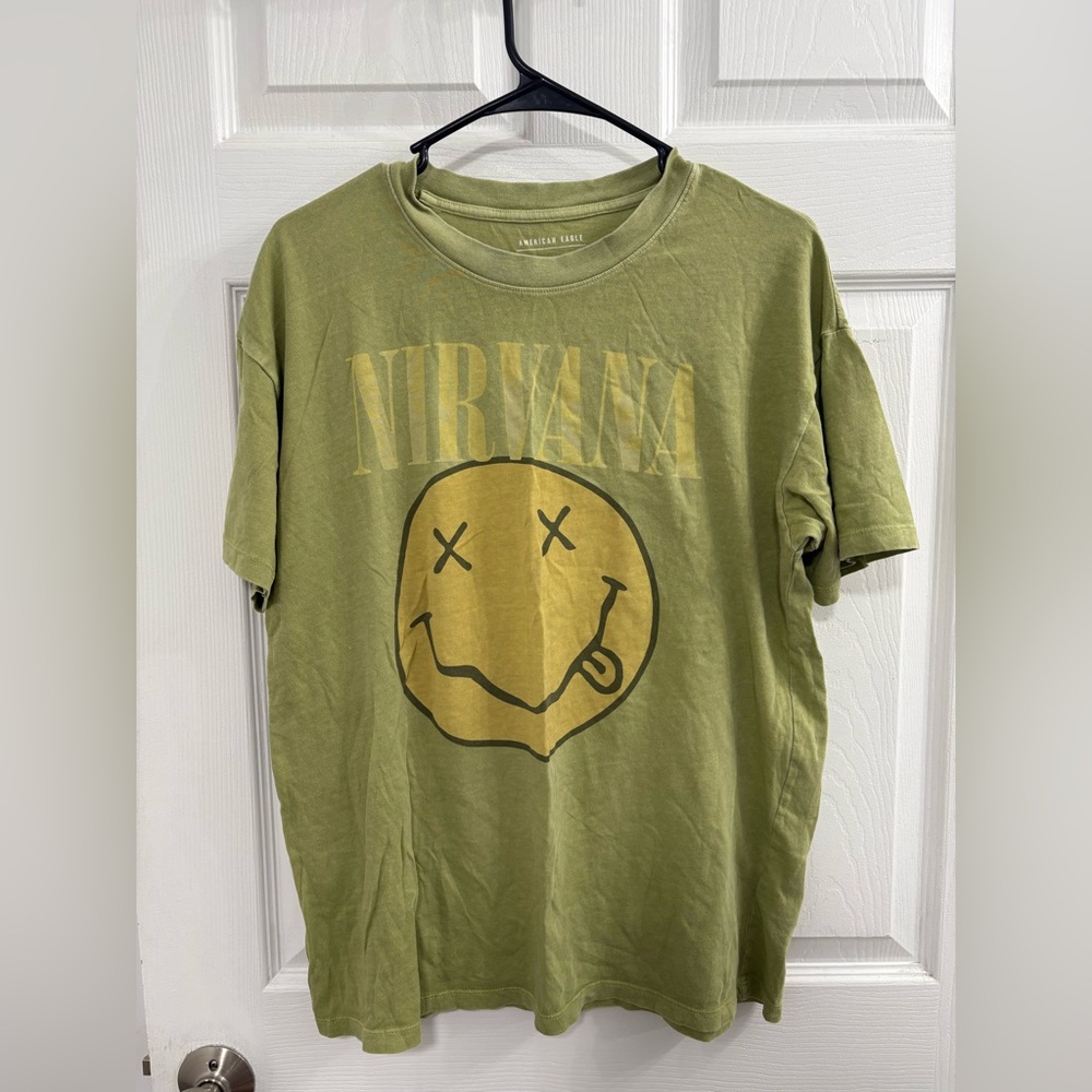 American Eagle Nirvana Oversized Tee